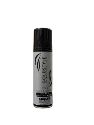 Gold Style Hair Color Spray Anti-Fade Color Protection Endles Black 300 ml