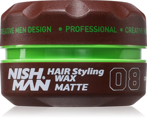 Nish Man Hair Styling Wax Matte 08 150 ml