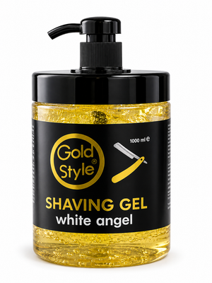 Gold Style Shaving Gel White Angel – Professional Transparent Shaving Gel 1000ml - Hairwaxshop