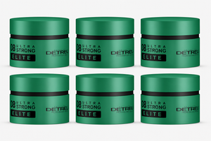Detreu Clay Matte Wax 08 Ultra Strong Elite 6 x 150 ml - Hairwaxshop