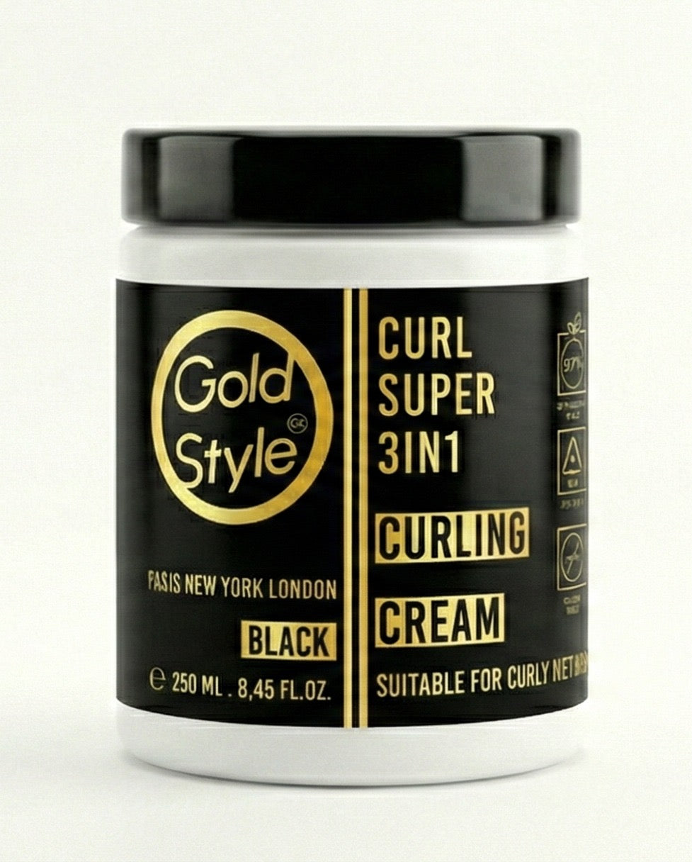 Gold Style 3in1 Black Curling 250 ml - Hairwaxshop