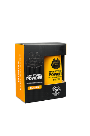 The Shave Factory Hair Styling Powder Mattifying and Volumizing Golden 20 g - Hairwaxshop
