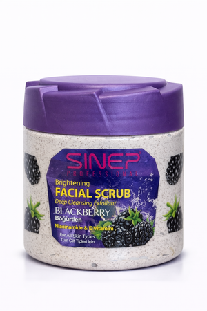 Sinep Brightening Deep Cleansing Exfoliant Facial Scrub Blackberry 400 ml