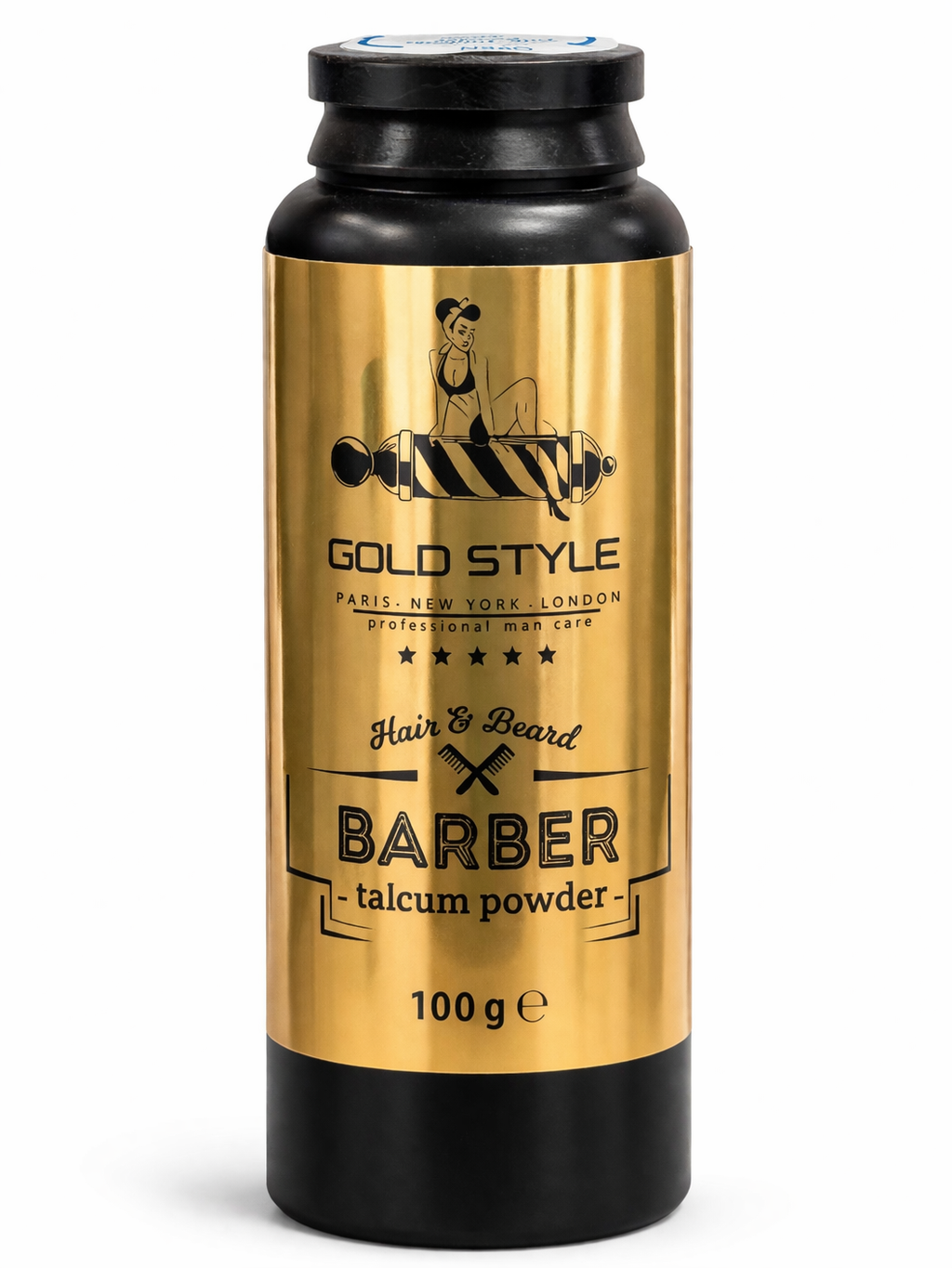 Gold Style Barber Talcum Powder 100 g - Hairwaxshop