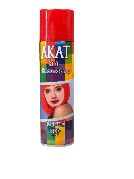 Akat Hair Colour Spray Meche Red 180 ml