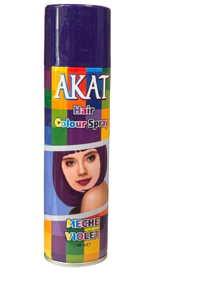 Akat Hair Colour Spray Meche Violet 180 ml