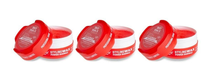 Biowax Keratin Hair Styling Wax Red 3 stuks