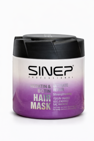 Sinep Keratin and Biotin Ultimate Repair Strengthening Hair Mask 400 ml