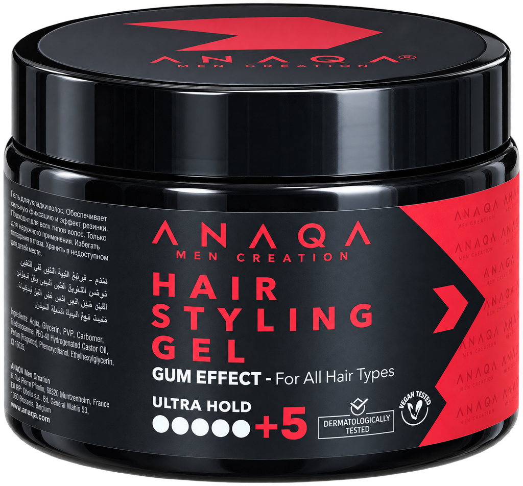 Anaqa Hair Styling Gel Gum Effect Ultra Hold Level 5 300 ml