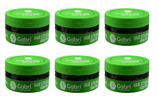 Gabri Natural Matte Hair Wax 6 stuks