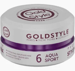 Gold Style 6 Aqua Sport Hair Styling Wax 150 ml
