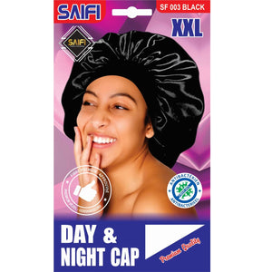 Saifi Day & Night Sleep Cap XXL SF031 Black
