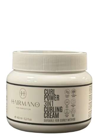 Hairmano Curl Power 3 in 1 Curling Cream 450 ml
