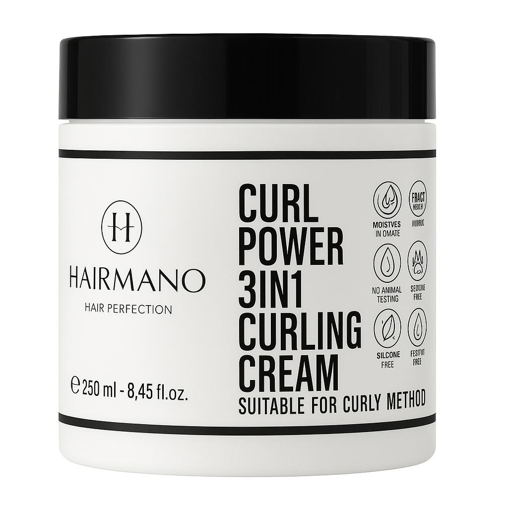 Hairmano Curl Power 3 in 1 Curling Cream 250 ml