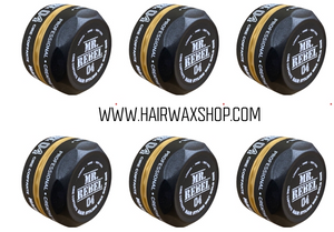 Mr Rebel 04 Hair Styling Wax Gold 6 STUKS