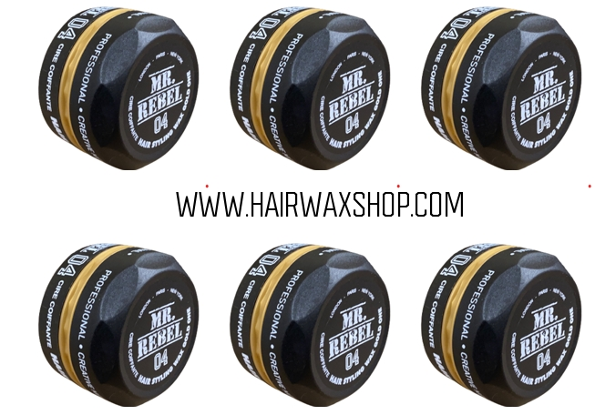 Mr Rebel 04 Hair Styling Wax Gold 6 STUKS