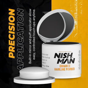 Nishman Enhance Hairline Powder 10 g - Hairwaxshop