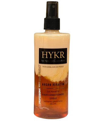 HYKR Argan Keratin Due Phasete Hair Conditioner Spray 300 ml